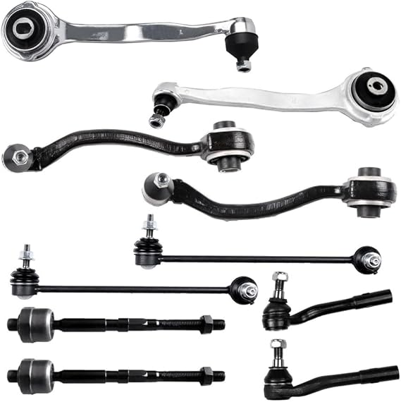 10Pc Suspension Kit Upper & Lower Control Arms Sway Bars Kit Alloy Steel 223-5298