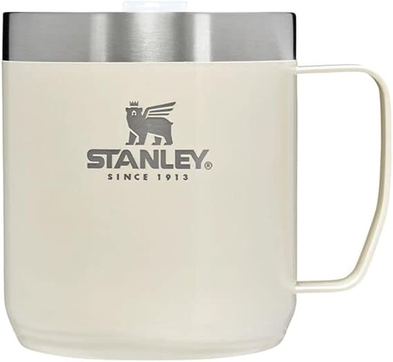 STANLEY Classic Legendary Camp Mug 12oz Cream Gloss