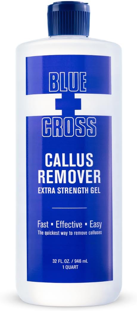 Blue Cross Callus Remover Gel for Feet or Heel, File, Pro Size 946ml, 32oz