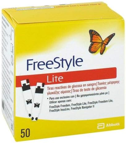 Freestyle Lite Test Strips ohne Codieren 50 Test Strips