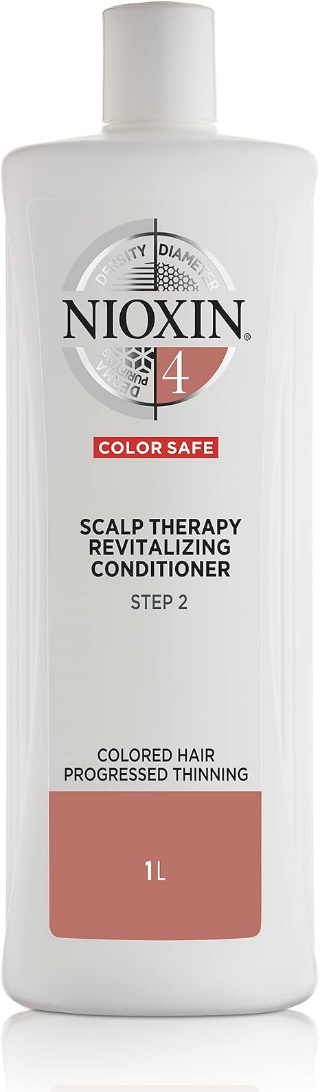 Nioxin 3-Part System | System 4 | Coloured Hair with Progressed Thinning Hair Treatment | Scalp Therapy | Hair Thickening Treatment