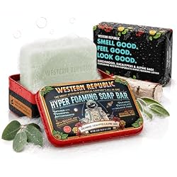 Western Republic Birchwood, Eucalyptus & Alpine Sage Soap Bar for Men, Refreshing Daily Cleanser, Hydrating Formula, Fresh Scent