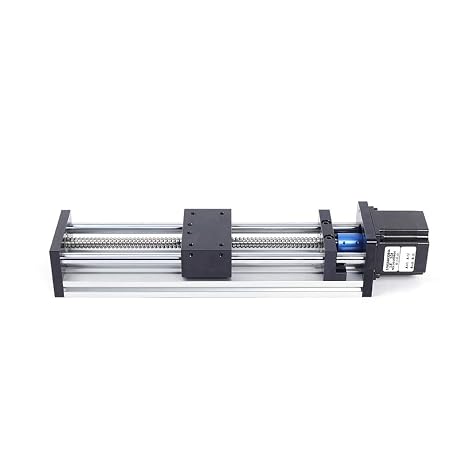 GGP Ball Screw Linear with Nema 23 Stepper Motor Ball Screw Linear Guide Rail Ball Screw Linear Rail Motion Slide (200mm)