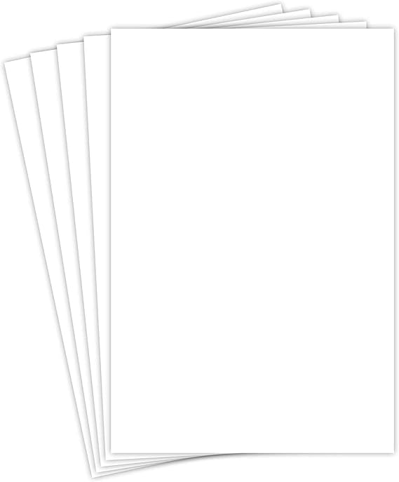 White Card Stock Paper | 11 x 17 Inches | Tabloid or Ledger | 50 Sheets Per Pack | 100lb Cover (270gsm) Cardstock, Smooth Finish (Blank Cardstock)