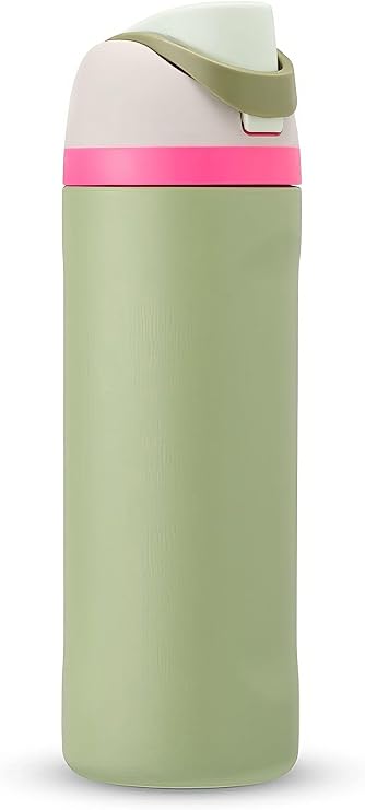 304 L Çelik Yeşil Kulplu Pipetli 950 ml ılık Soğuk İçecek Termos Suluk mt238ys