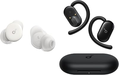 Soundcore Sleep A30 by Anker Sleep Earbuds with V20i Wireless Earbuds, Smart Active Noise Cancelling Sleep Headphones, Adaptive Snore-Masking System