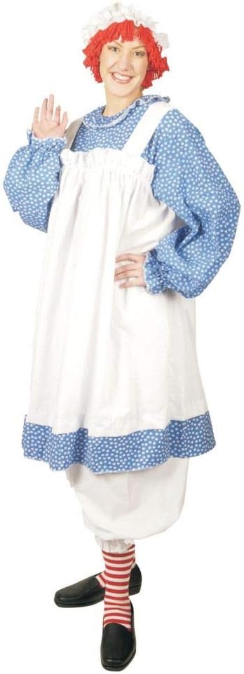 Morris Costumes Women's Plus Size Raggedy Ann Costume