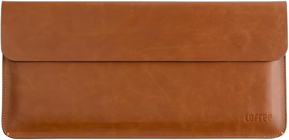 LOFREE Low-Profile Mechanical Keyboard Sleeve - PU Leather Protective Case, 17.09" L x 7.32" W, Compatible with Flow100 and Flow Lite100