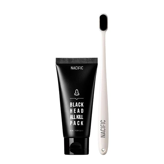 NACIFIC Black Head All Kill Pack 40 ml /1.35 fl oz - includes Blackhead All Kill Brush.
