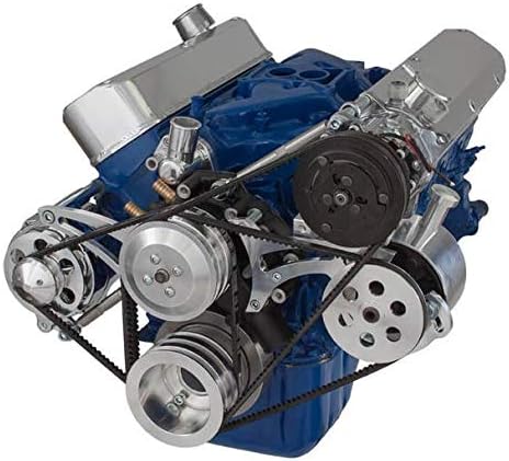 V-Belt AC System Compatible with Small Block Ford 289 302 Engines