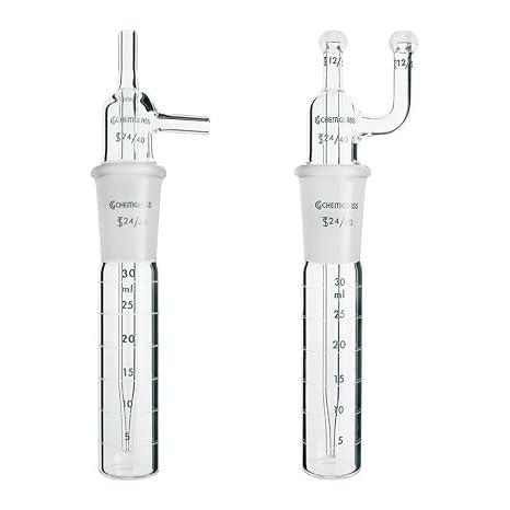 Chemglass CG-1820-05 Series CG-1820 Midget Impinger Stopper Graduated, 12/5 Tip