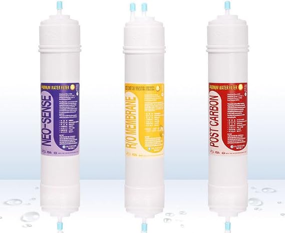 Set of 3 Water Replacement Filters for CHPI-08BL, CHPI-08BR, CHPI-521L, CHPI-620L, CHPI-5800L, CHPI-5801L, CP-07HL, CP-07HR, CPI-520L, CHP-520R for Coway