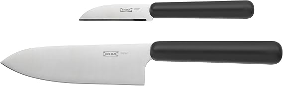 IKEA FÖRDUBBLA 2 Piece Knife Set, Grey