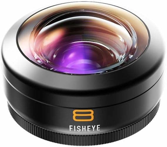 Cell Phone Lens Attachments Upgraded Professional Mobile Additional Lens for iPhone Xiaomi Huawei Samsung Smartphones Lens Macro/Wide Angle/Portrait/telephoto/deformable Lens 8mm fisheye