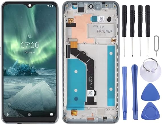 LCD Screen LCD Screen for Nokia 7.2/6.2 Digitizer Full Assembly with Frame