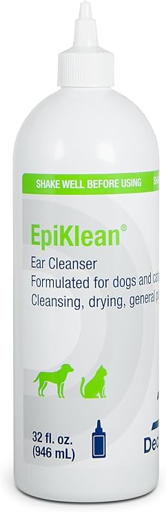 EpiKlean Ear Cleanser for Dogs and Cats, 32 Fl Oz