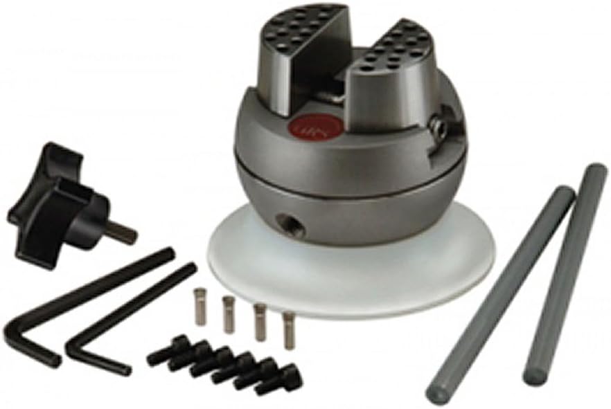 GRS Microblock Vise - Ball Vise - Modern Style - Stainless Steel - 1.8" Jaw Width, 0.87" Jaw Height, Max. Opening 2"