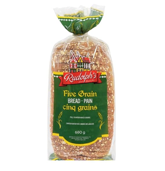 Rudolph's bakery Five Grain bread- Sliced