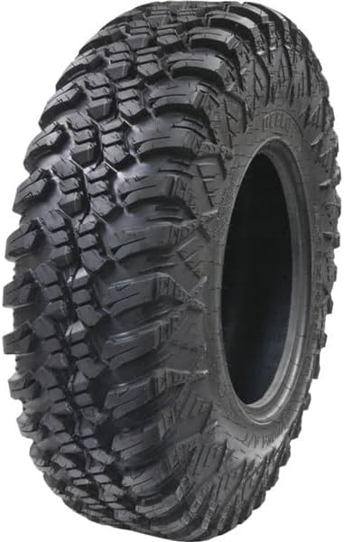 Aurora ATV UTV Tire 35 x 10R15 For All Terrain Style Riding, Durable 10-Ply Radial Construction and Non-Directional Tread Pattern with Thick lugs for Diverse Terrain and Conditions