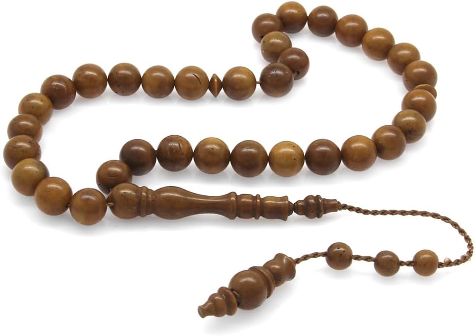 Light Color Sphere Cut Skittle Rosary with Tasbihane System