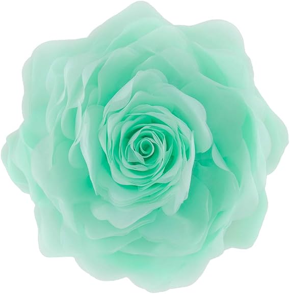 JWH Summer Flower Throw Pillow Covers with Insert, 12 Inch, Mint Green