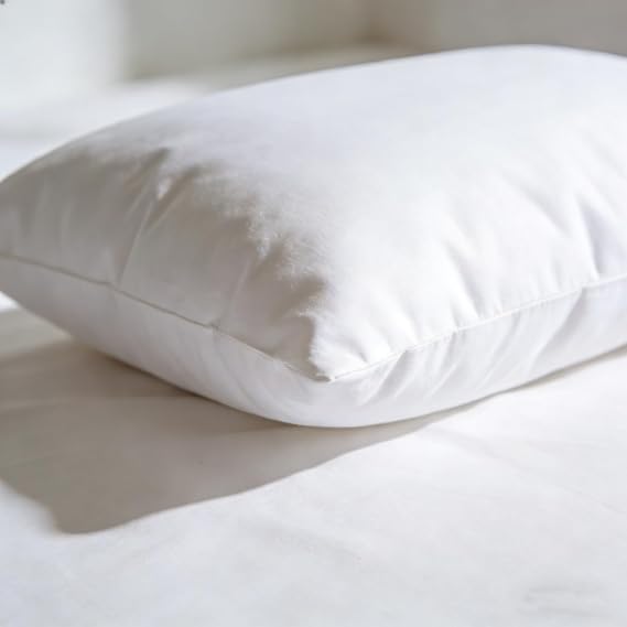 Hungarian White Goose Down Pillows Queen Size 80% Goose Down 20% Goose Feather 900+ Fill Power with 100% Cotton Shell Plush Bed Pillows (20"X30", Pack of 2)