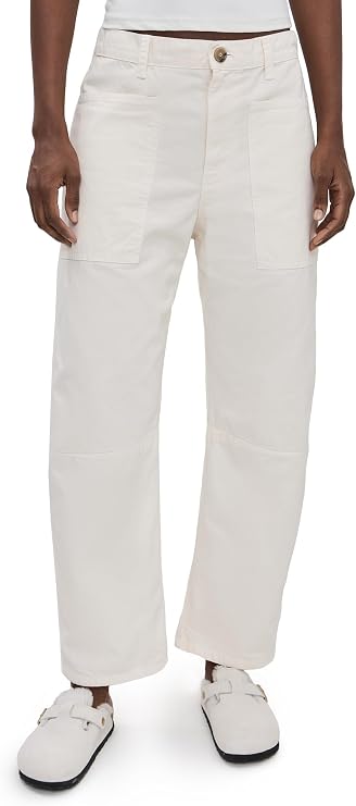 Sanded Twill Utility Trousers by VELVET