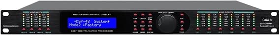 CX4.8 Complete Loudspeaker Management System 4IN 8OUT Digital Processor Professional Driver Rack Pro Audio Processor(CX4.8)