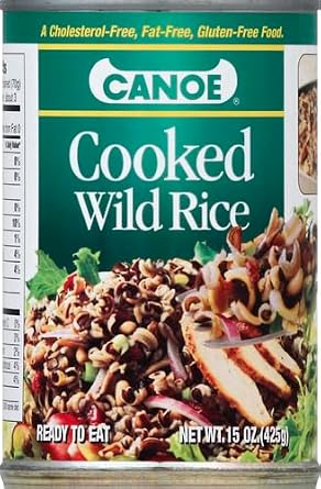 Canoe Rice Wild Precooked Tin, 15 oz