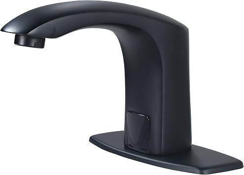 Touchless Bathroom Sink Faucet with Temperature Control Mixing Valve Commercial Automatic Motion Sensor Hot Cold Mixer Solid Brass Faucet