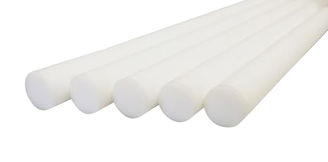 Sterling Seal PTFE-0.25x24-RDx5 PTFE Teflon Rod, 1/4" Diameter x 24" (Pack of 5)