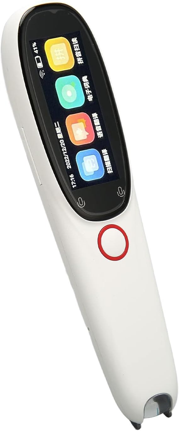 Smart Translator Pen with 134 Languages Portable Foreign Language Scan Translator 3.0 Inch Touch Screen Offline WiFi Translation Device Real Time for Learners on Business Trips