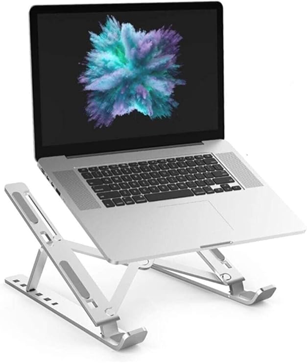 techno-epette Macbook Laptop Computer Stand Notebook Special Riser Stand Tablet Holder Adjusted Metal metal stand