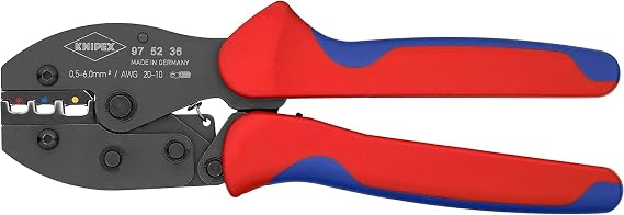 KNIPEX PreciForce 97 52 36 Crimping Tool with Multicomponent Sleeves 220 mm