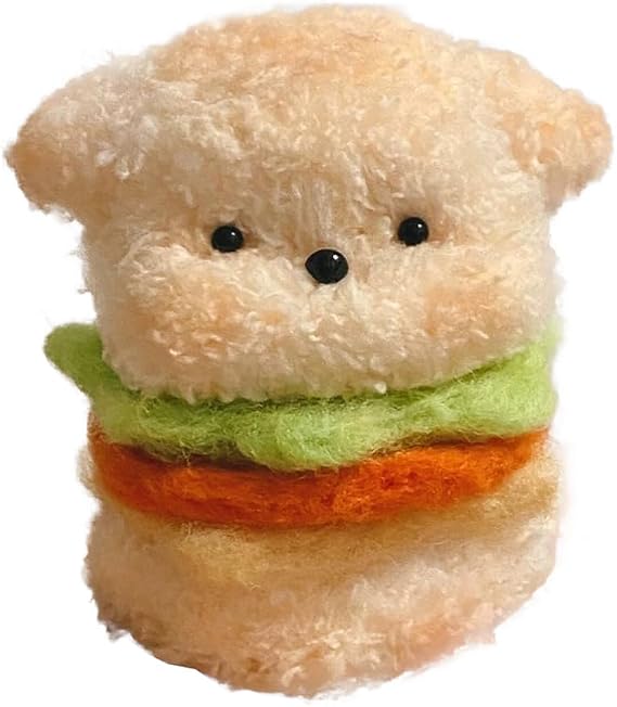 Handmade Pipe Cleaner Decoration Handcraft Pipe Stems Hamburg Puppy Cute Dog Bag Hanging Finished Product