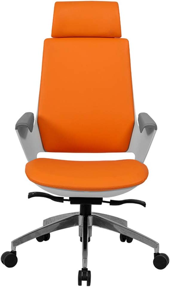 Modern Office Gaming Chair, Ergonomic, Adjustable PU Headrest, Fixed Armrests, 4-Speed Tilt, 1.5 Ton Capacity, Black