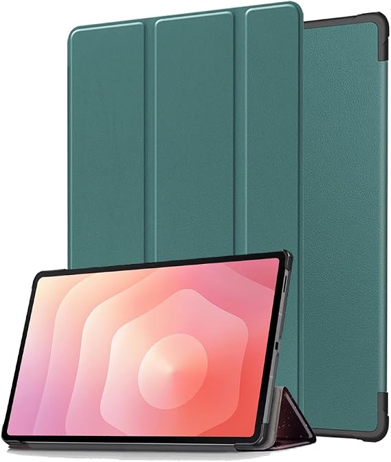 Case for Samsung Galaxy Tab S11 11 inch 2025 (SM-X730/X736B), Slim Folio Stand Protective Tablet Cover Auto Sleep/Wake (Dark Green)