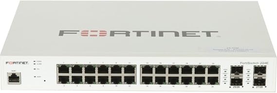 Fortinet - FS-224E - Fortinet FortiSwitch 224E - Switch - L3 - managed - 24 x 10/100/1000 + 4 x Gigabit SFP - rack-mountable
