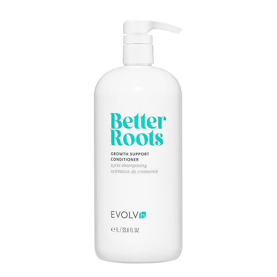 EVOLVh - Better Roots Growth Support Conditioner | Vegan, Non-Toxic, Clean Hair Care (33.8 fl oz | 1 L)