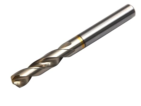 10mm Micro Carbide Cobalt Round Shank Multi Purpose Hole Drill Bits for Hardened Steels,Stainless Steel,Cast Iron (10mm -43mm Flute Length-93mm OAL)