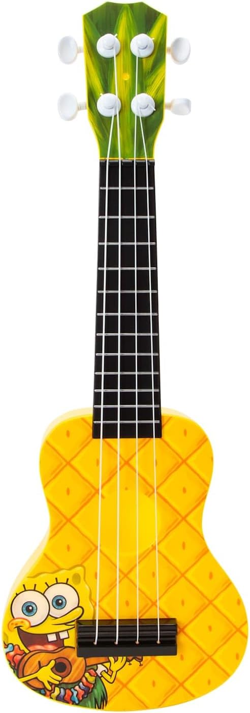 Spongebob Squarepants Ukulele - Pineapple Design by Well Played Toys - Ages 6+