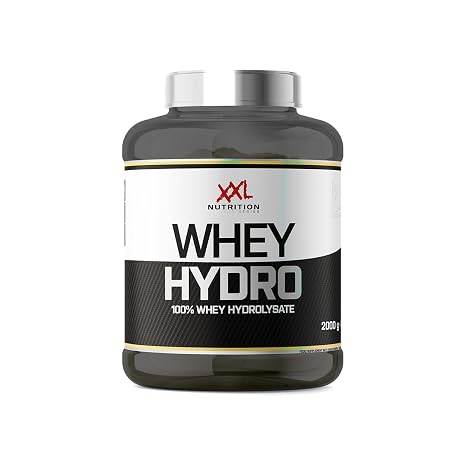 XXL Nutrition - Whey Hydro - Hydrolysed Whey Isolate Protein Powder Fast Absorption 87.5% Protein Content High Percentage EAAs & BCAAs - 2000 g - Chocolate