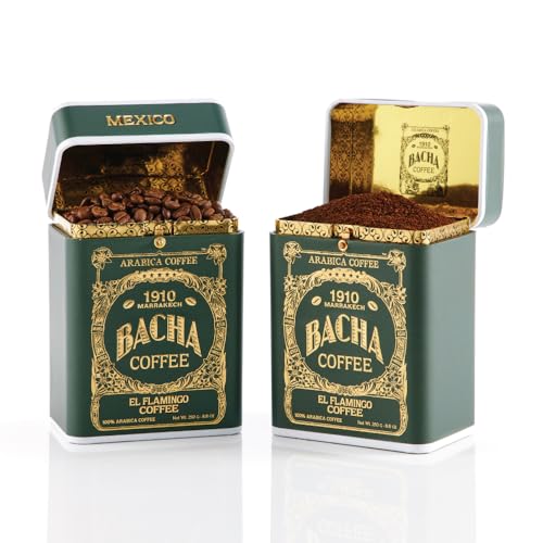 Bacha Coffee | El Flamingo Single Origin Signature Nomad Collection, Medium Roast, 100% Arabica Specialty Coffee, Whole & Ground Beans Bundle