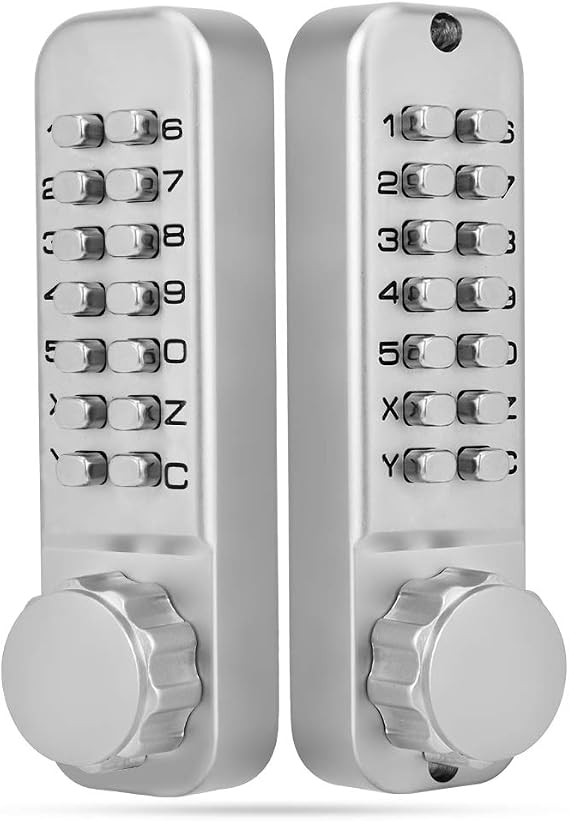 Digits Mini Mechanical Code Lock Door Password Security Coded Lock, Suitable for Garage/Hotel/Office/Studio/Warehouse/File Archives