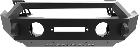 MAGNUM FBM21JPN-RT Bumper for Jeep Wrangler (W/Rt-Series Light Bar Includes Skid Plate & Jack Mounts Reuse Factory Lights Winch)
