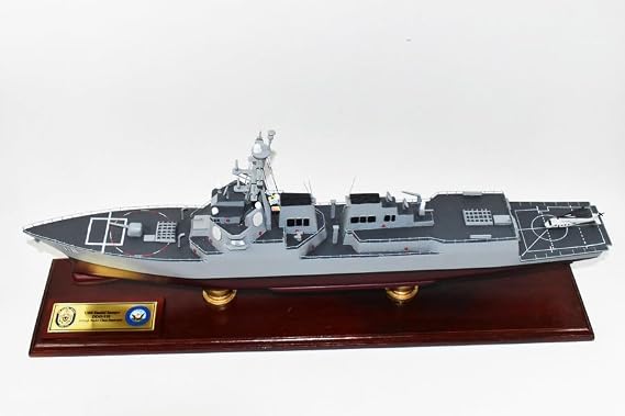 Squadron Nostalgia LLC USS Daniel Inouye (DDG-118) 24-inch Mahogany Model