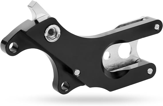 Disc Brake Conversion Kit for Bike, Rear Brake Disc Adapter Aluminum Alloy Brake Fixed Seat Adapter Converter Mountain Bike Disc Brake Conversion Kit for Bike Brake Mounts Adapters