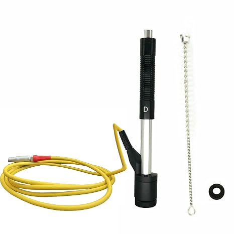 Leeb Hardness Tester D Type Impact Device Probe with 11mJ Impact Energy 20mm Diameter & 147mm Length Apply On Field & Factory Metal Hardness Machinery Quality Testing