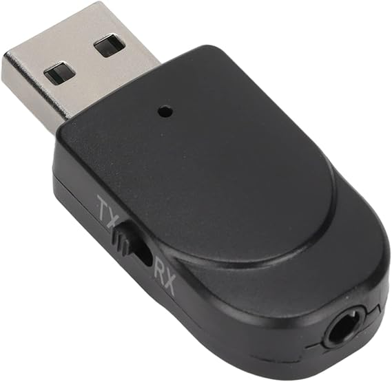 Wireless Bluetooth Transmitter Receiver, Dual Mode 2 in 1 2 Channel Stereo, USB and AUX Dual Output, Bluetooth 5.0 Stereo Music for Cell Phone TV