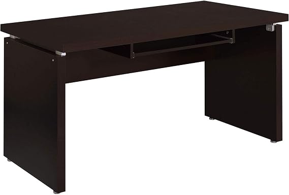 Cappuccino Floating Top Computer Office Desk